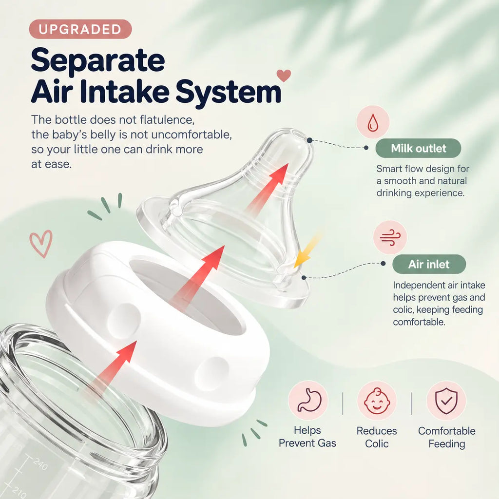 NurtSip™ FreeFlow Baby Bottle